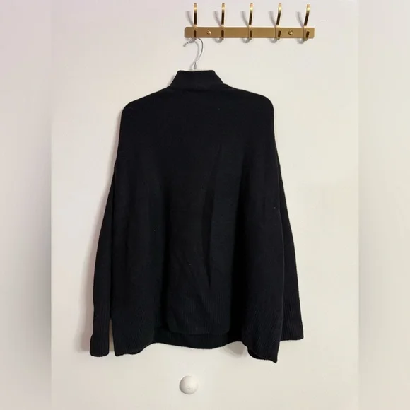 VINCE Black 100% Cashmere Cowl Neck Sweater Women’s NWOT Size XXL - Picture 3 of 3